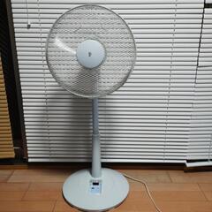 扇風機（山善LR-CMH30ブルー）リモコン付の画像