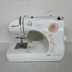 JANOME 661型 家庭用ミシン ジャノメ 裁縫セット ミシン 動作確認済 手芸 ハンドクラフト コンパクトミシン Y2141の画像