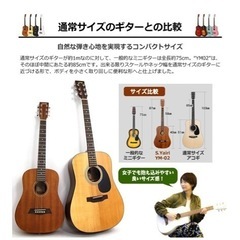 S.Yairi (ヤイリ) ミニアコースティックギター YM-02/NTL ナチュラル [ソフトケース・スタンド付き]の画像