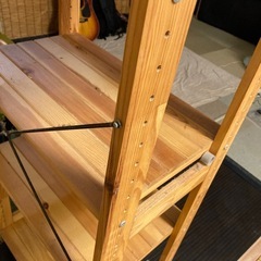 無料　木製のしっかりとした棚　　の画像