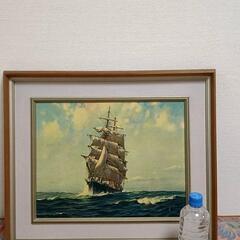 【お取引予定あり】絵画　帆船の画像