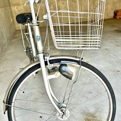 48. 値下げ【中古・美品】Panasonic 自転車 27インチ SCORCH 自転車屋で整備済みを購入 貴重な内装3段変速 光センサー付きライト装着の画像