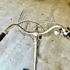 48. 値下げ【中古・美品】Panasonic 自転車 27インチ SCORCH 自転車屋で整備済みを購入 貴重な内装3段変速 光センサー付きライト装着の画像