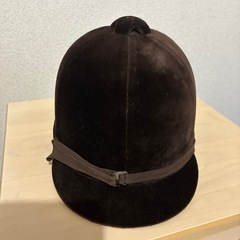 乗馬用、ヘルメット、58、ブラウンの画像