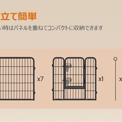 犬用サークルの画像