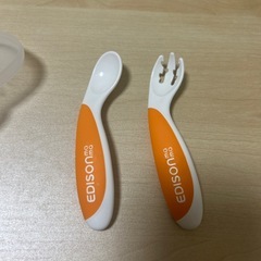 EDISONmama 赤ちゃん練習用スプーン&フォーク 左手用の画像