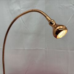 イケア IKEA LED デスクランプ デスクライト カッパーゴールド フレキシブルアーム◆取りに来て頂ける方♪の画像