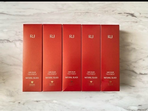 山田養蜂場① RJ ヘアカラー トリートメント ダークブラウン5点 専用