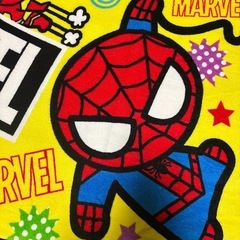 MARVEL アベンジャーズ ミニキャラ デフォ バスタオル 2枚セットの画像