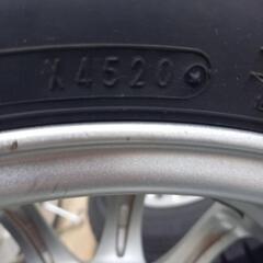 スタッドレス195/65R15アルミ付 き4本 6J 100 5穴 +43の画像