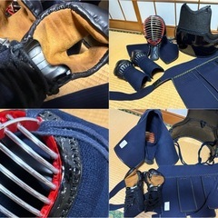 美品✨ 剣道 防具一式(面 胴 小手 垂 防具袋/防具バック) 7mm刺の画像