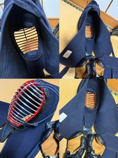 美品✨ 剣道 防具一式(面 胴 小手 垂 防具袋/防具バック) 7mm刺