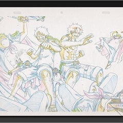 ONE PIECE ルフィ エース 頂上戦争 原画アートの画像