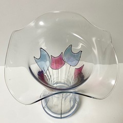 DEMAIN 高品質クリスタルガラス　花瓶　イタリア製の画像