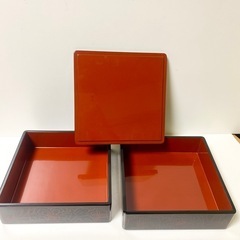 美品　輪島塗重箱2段の画像
