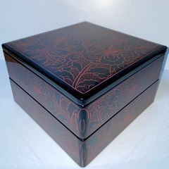 美品　輪島塗重箱2段の画像