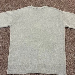 ラグアジェム　カレッジエンブレムカーディガン　グレーの画像