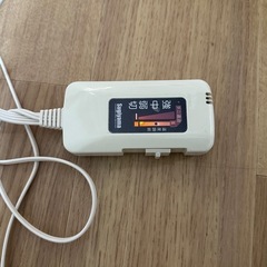 【美品】Sugiyama 電気敷き毛布 140×80cm 日本製 洗える 頭寒足熱 ダニ退治 室温センサー NA-023Sの画像