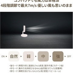 扇風機　充電式の画像