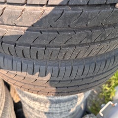 日産　マーチ　ホイールタイヤセット　4本　サイズ175/60R15 タイヤ年式2024年の画像