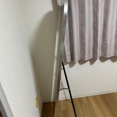 【美品】NiceTouch アーチ全身鏡 姿見鏡 壁掛け鏡 ミラー アルミ合金フレーム 飛散防止加工 【アーチ姿見鏡150X40cm】の画像