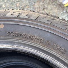 195/65R15 BRIDGESTONEスタッドレス
の画像