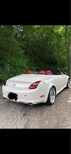 レクサス　sc430 美車　オープンカー　赤皮シート