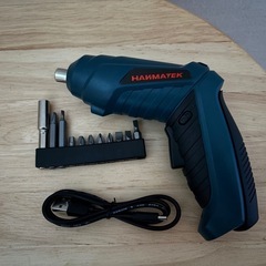 HANMATEK 電動ドライバー 小型 コードレス 3.6V LEDライト付き（使用1回のみ）の画像