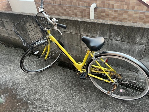 自転車 乗って帰れますが自己責任で。 6段ギア 劣化あり (兼業