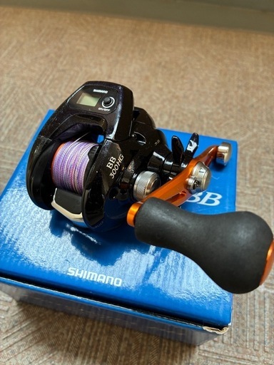 シマノ バルケッタ 300HG ベイトリール 黒/オレンジ SHIMANO 21