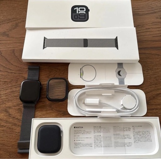 Apple Watch GPS Series10 46mm slate milanese loop M/L アップルウォッチ