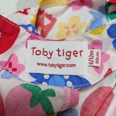『美品』イギリス購入 サイズ80 Toby Tiger ベビー服 ワンピースの画像