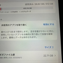 iPad  Pro 10世代 512Gの画像