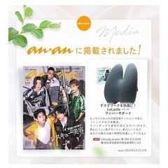 【anan掲載モデル】 LeLante 車 クッション ランバーサポート シートクッション 腰痛 運転席 腰当て 低反発 腰クッション ダークグレー の画像
