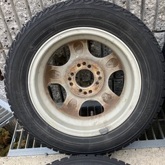155/65R13 スタッドレス+アルミホイールセットの画像