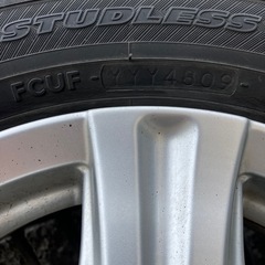 155/65R13 スタッドレス+アルミホイールセットの画像