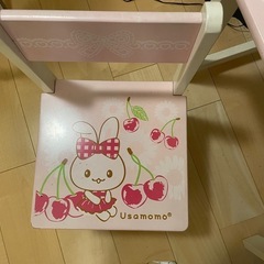【お届け可】マザーガーデン　ウサモモ　机、イスの画像