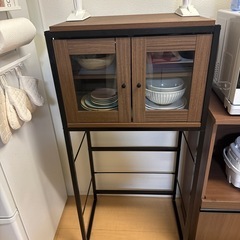 ニトリ　食器棚　キッチン収納の画像
