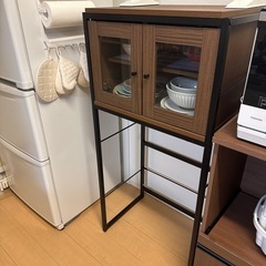 ニトリ　食器棚　キッチン収納の画像