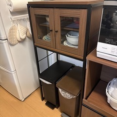 ニトリ　食器棚　キッチン収納の画像
