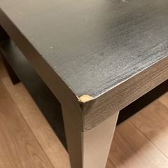 IKEA ローテーブル　90×55 黒 の画像