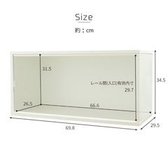 フィギュアケースアクリルパネル付き　単品売りOKの画像