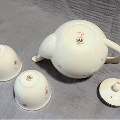 ★美品★たち吉Adam＆Eveティーポット＆ティーカップ5個セットの画像