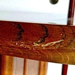 カリモク】 6人掛 木製ダイニングテーブル ダークブラウン