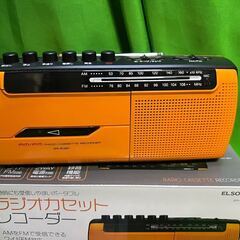 elsonic ラジオカセットテープレコーダー EFP-RCM01】★動作OK★オーディオ機器 /カセットデッキ＠ｙ8の画像