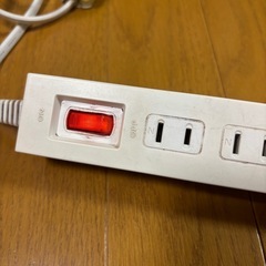 電源タップ　6個口　2mの画像