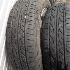 DUNLOP ダンロップ PRD S7 13インチ アルミ ホイール 13x4B(4J) +43 PCD100 4H 155/65R13 4本セットの画像