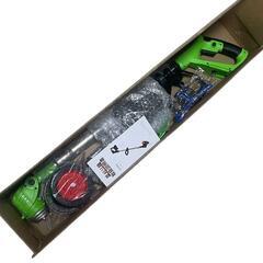 【新品】草刈り機 充電式 補助輪付き 家庭用 軽量1.5kg 4種替刃の画像