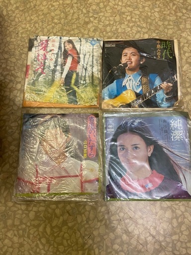 昭和レトロ当時モノ、レコード約80枚まとめて