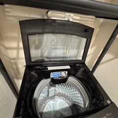 ニトリ6kg全自動洗濯機(NT60T1 ブラック)の画像